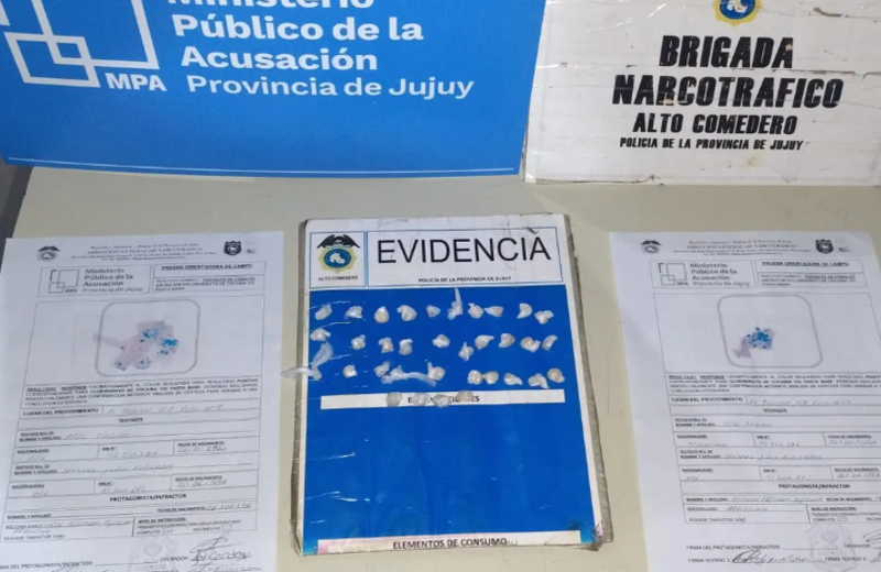 Golpe al narcomenudeo en Jujuy: 13 operativos y 14 detenidos en seis días