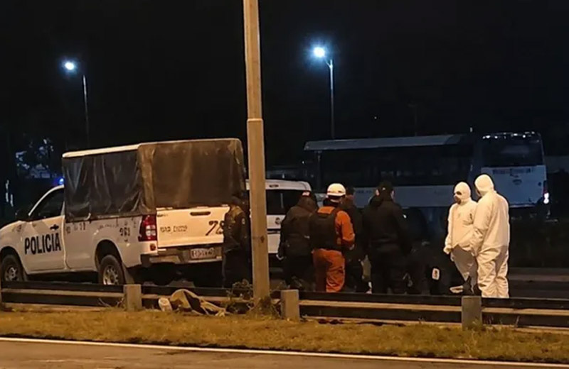 Intentó cruzar la Ruta 66 y murió atropellado por una camioneta