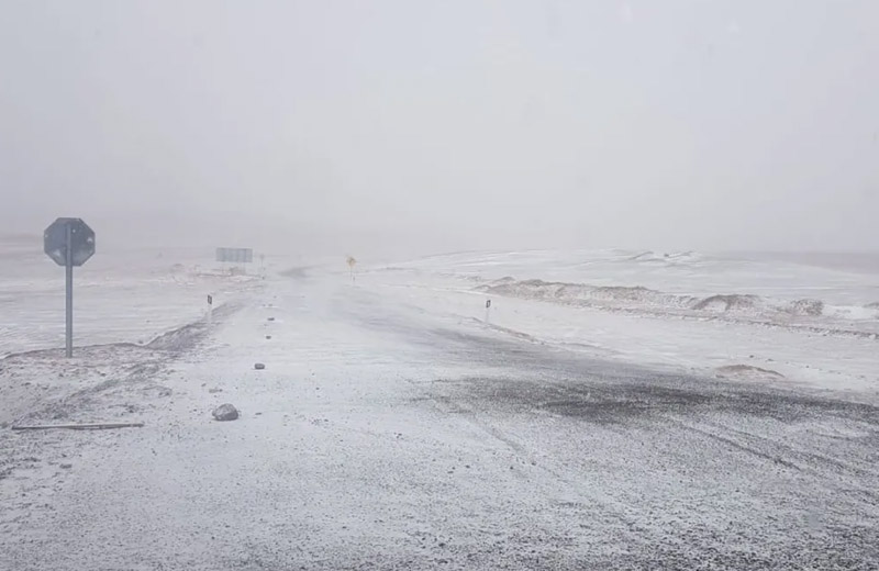 Paso de Jama inhabilitado hasta el domingo por caída de nieve
