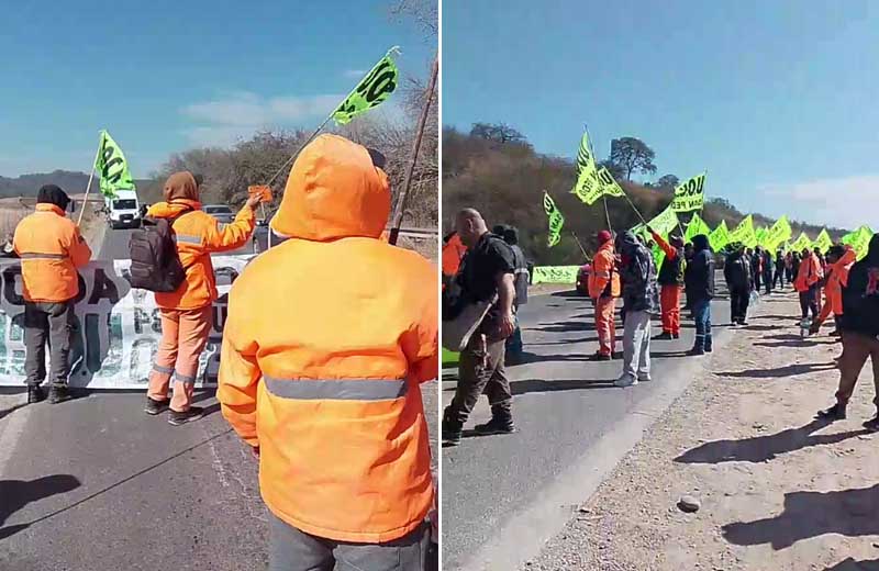 Segundo día de reclamos de 180 trabajadores despedidos en San Pedro de Jujuy