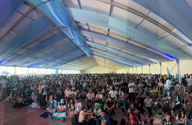 Ciudad Cultural se prepara para vivir la final del Mundial con pantalla gigante y banderazo