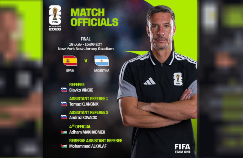 Ya está el árbitro de la final: un viejo conocido dirigirá Argentina vs. España