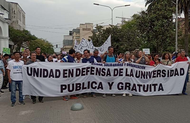 Gremios docentes y universitarios de Jujuy adhieren al paro nacional del 3 de agosto