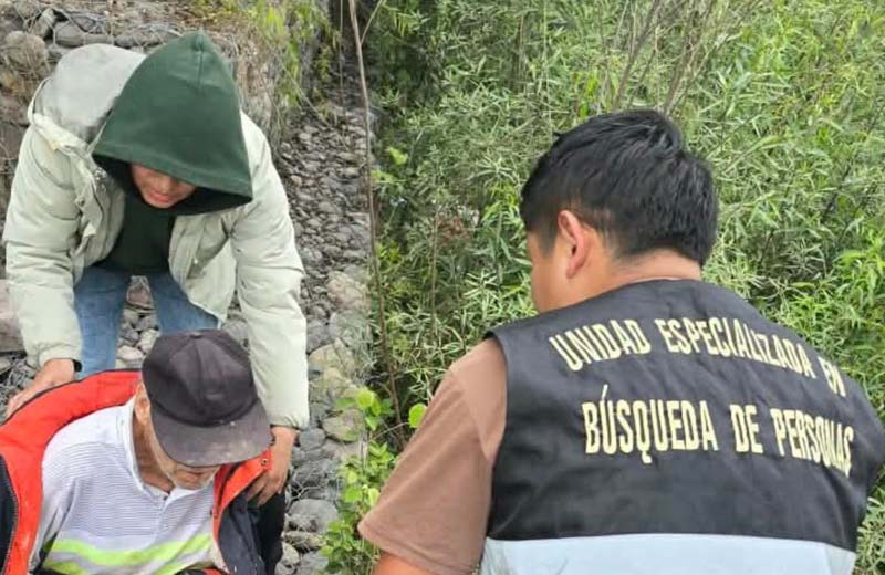 Rescatan a un adulto mayor que estaba desaparecido desde el domingo en San Salvador de Jujuy