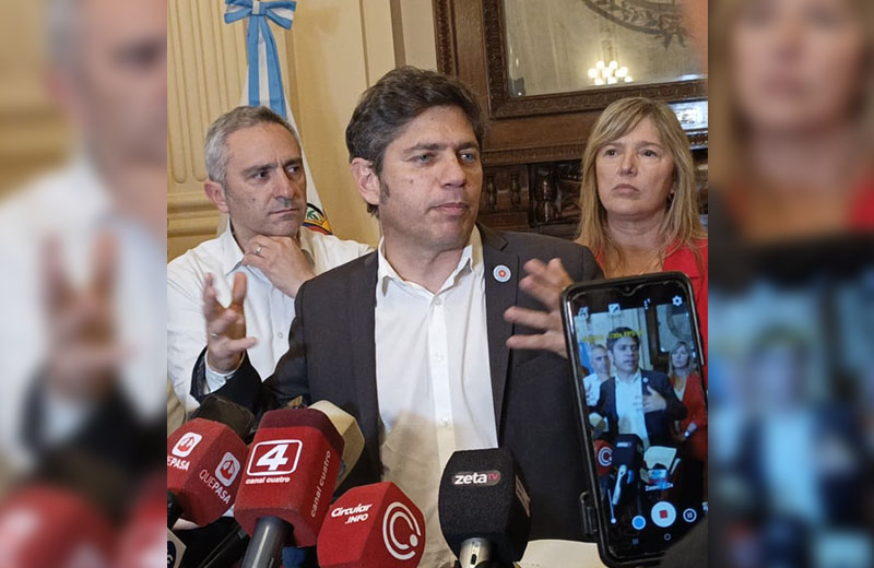 Kicillof cargó contra Milei durante su visita a Jujuy: “No hay solución provincial para los problemas nacionales”