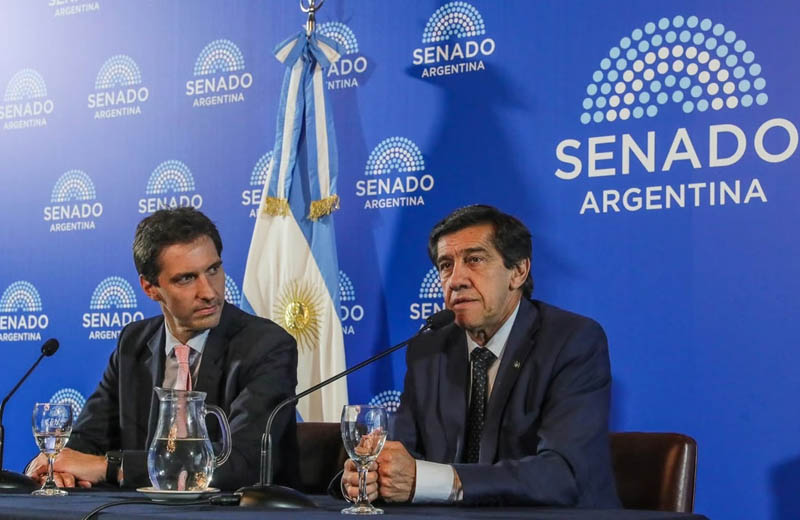Sadir llevó al Senado el reclamo por la frontera: 