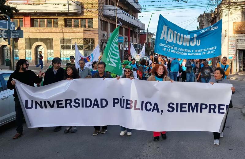 Quinta Marcha Federal Universitaria: Jujuy se suma al reclamo nacional
