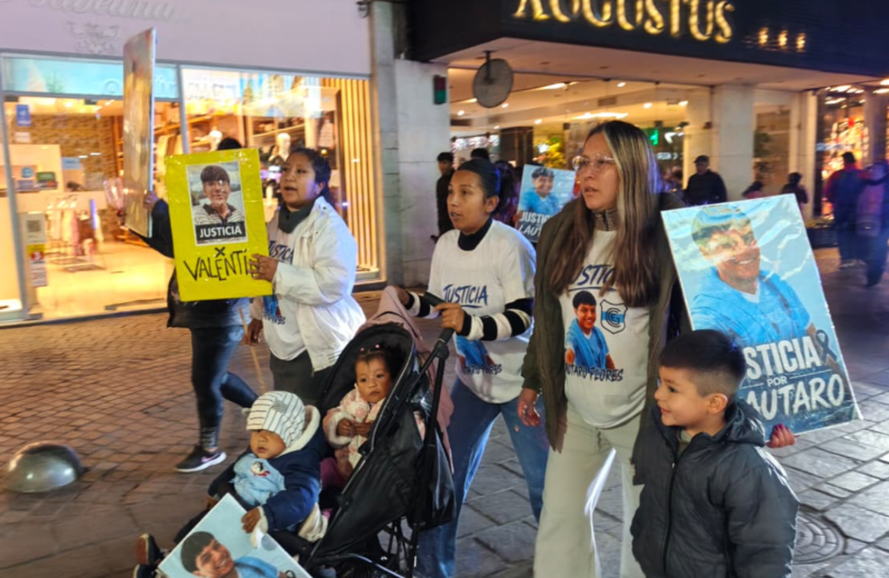 Familiares de víctimas marcharon para pedir justicia en Jujuy