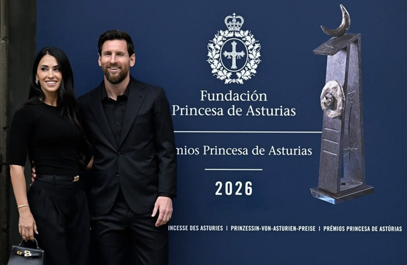 Messi recibió el Premio Princesa de Asturias y sumó otro reconocimiento histórico a su carrera