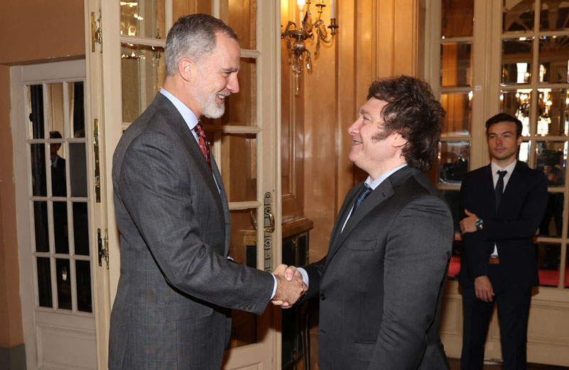 Tensiones diplomáticas: Milei se quedó sin encuentro con el rey Felipe VI de España
