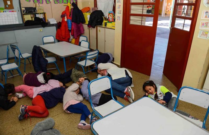 Defensa Civil realizará un simulacro simultáneo de evacuación sísmica en dos escuelas de Jujuy