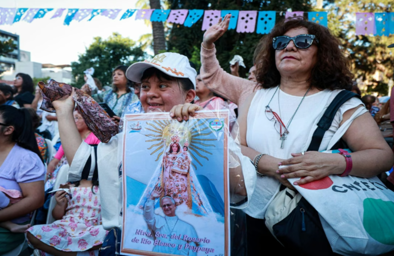 Fe y tradición: cientos de jujeños participaron de la procesión y misa en honor a la Virgen de Río Blanco