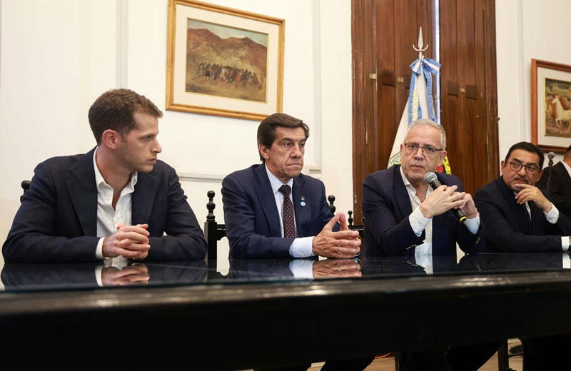Sadir presentó a Falic Group para el desarrollo de la Zona Franca de La Quiaca