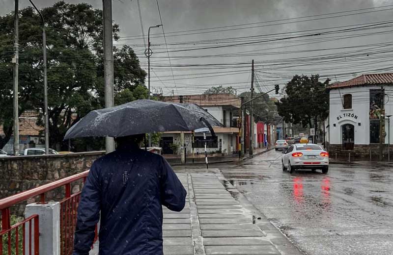 Alerta por lluvia para este lunes y martes: tormentas con granizo y ráfagas en Jujuy