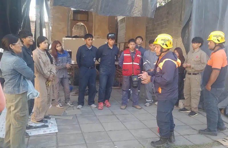 Defensa Civil visito a carroceros para fomentar la prevención y seguridad en los canchones