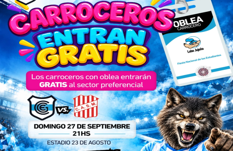 Carroceros podrán ingresar gratis al partido entre Gimnasia y San Martín