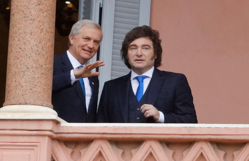 Kast respaldó el reclamo argentino por Malvinas durante su encuentro con Milei en Chile
