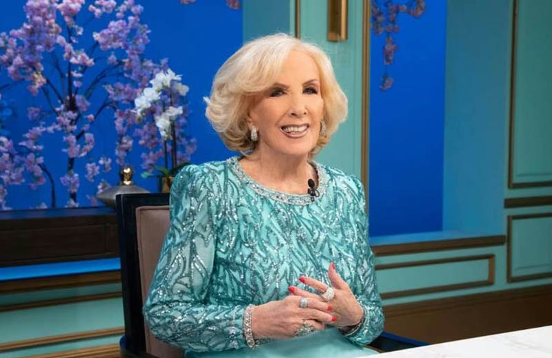 La diva de los almuerzos evoluciona favorablemente en su internación