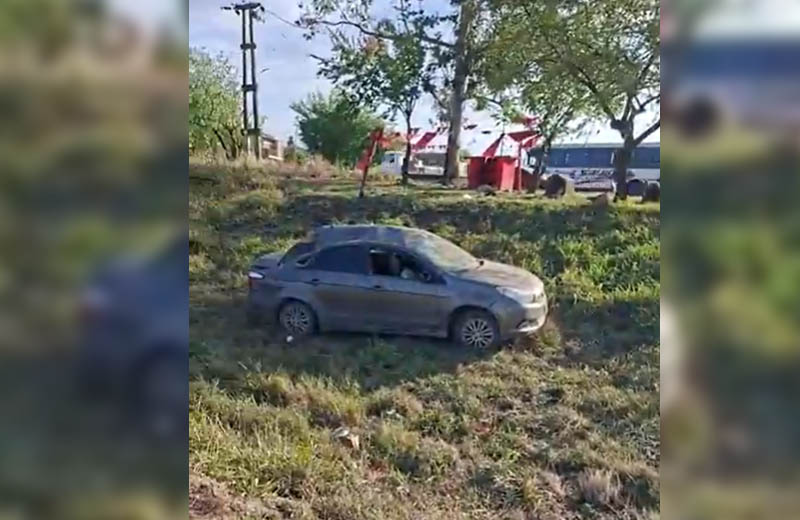 Vuelco en Ruta 66: tres personas resultaron con golpes leves